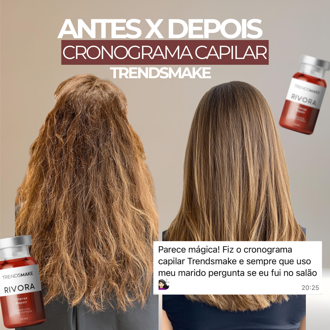 Ampola tratamento capilar Rivora - Reconstrução e Força