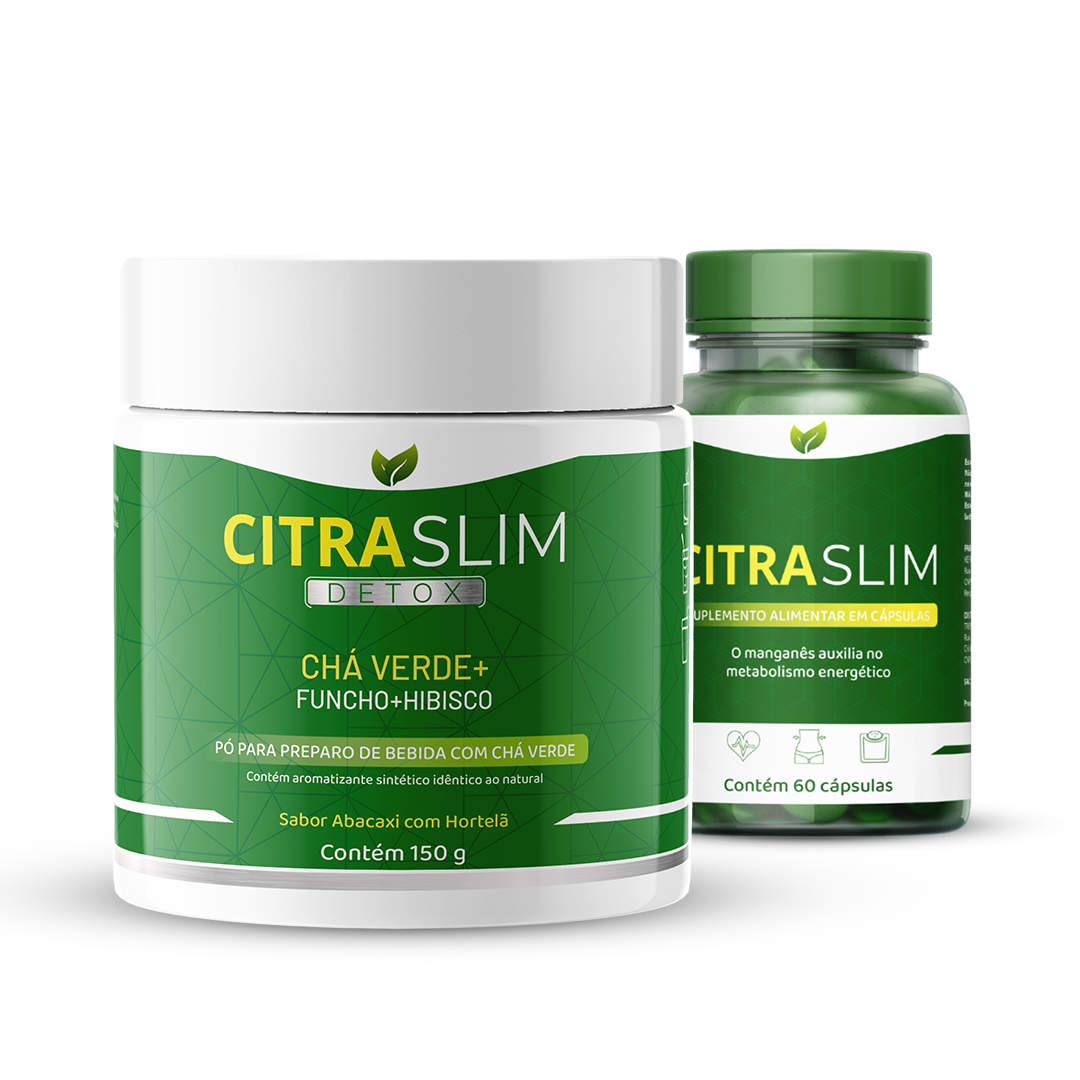 1 CitraSlim + 1 CitraSlim Chá Detox