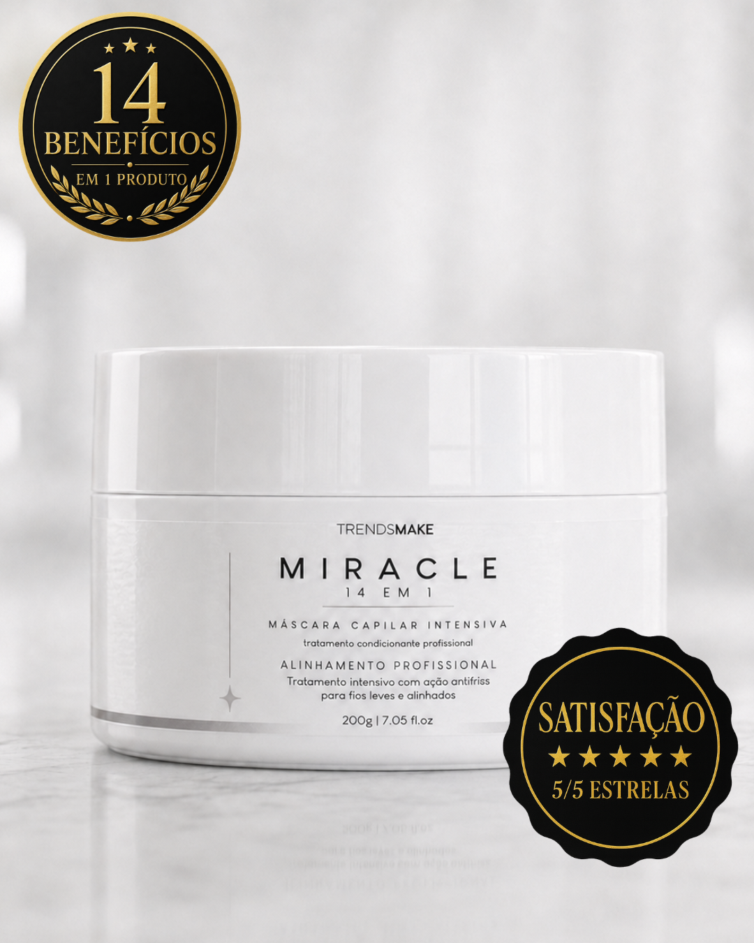 Máscara Capilar Intensiva Miracle 14 em 1 - 200g