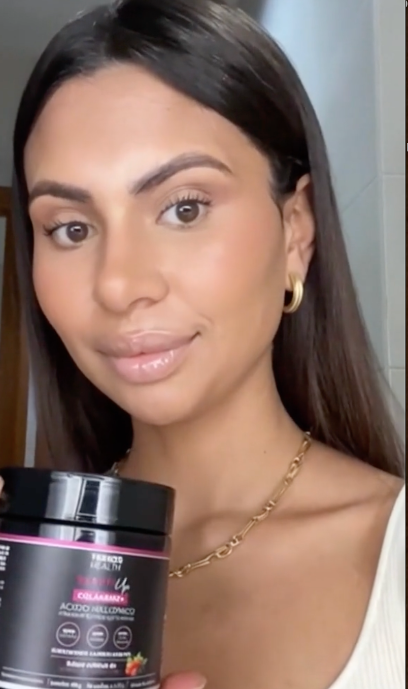 Colágeno verisol com ácido hialurônico trans-reveratrol e vitaminas Beauty Up